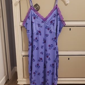 Purple and blue lace dress